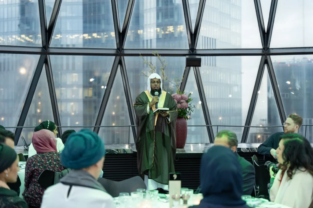 Ishaaq Jasat leading a talk and public speaking