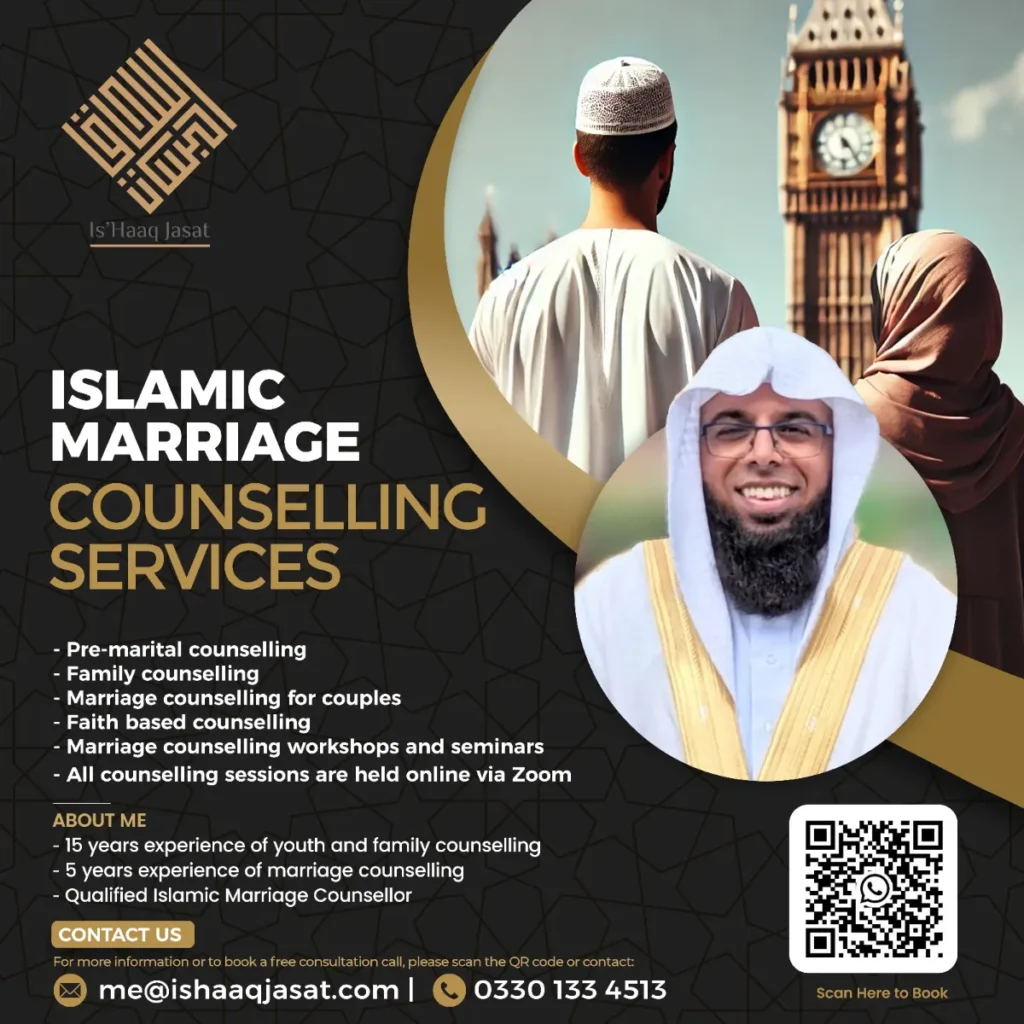 Ishaaq Jasat - marriage counselling and Nikah officiating